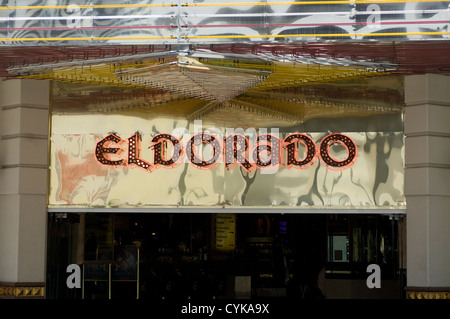 Eldorado Hotel Casino panneau d'entrée à Reno, Nevada Banque D'Images