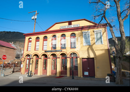 USA, Nevada. Piper's Opera House historique à Virginia City, Nevada. Banque D'Images