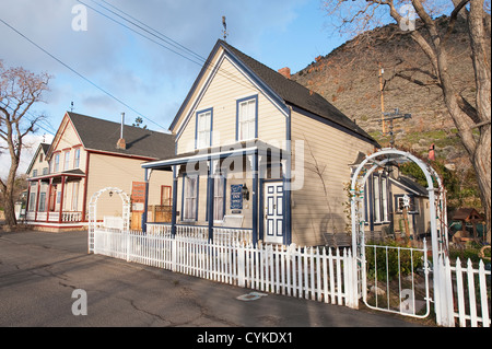 Edith Palmer's Country Inn, un style victorien construit en 1863, Virginia City, Nevada. Banque D'Images