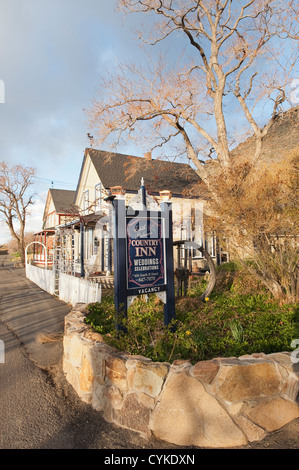 Edith Palmer's Country Inn, un style victorien construit en 1863, Virginia City, Nevada. Banque D'Images