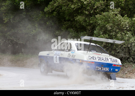 Firenza 1973 de Mick Strafford peut être sur la scène du rallye du Goodwood Festival of Speed 2012, à Sussex, au Royaume-Uni. Banque D'Images