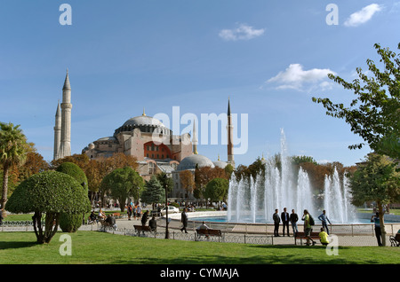 Le musée Hagia Sophia, Sultanahmet Square, Fatih, Istanbul. Banque D'Images