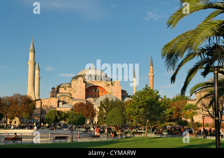 Le musée Hagia Sophia, Sultanahmet Square, Fatih, Istanbul. Banque D'Images