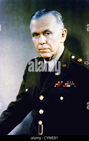 GEORGE C. Marshall (1880-1959) chef de l'armée américaine ici en tant que général de l'armée en 1946 Banque D'Images