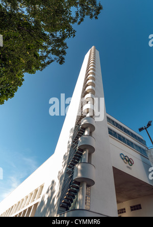 Le stade olympique d'Helsinki en Finlande, Helsinki, Töölö Banque D'Images