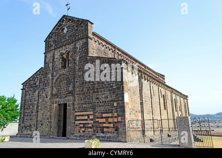 L'église Santa Maria del Regno à Ardara, Sardaigne Banque D'Images