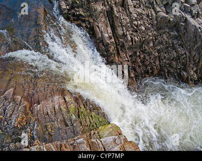 Cascade sur la rivière Etive, Gen Etive, Argyll, Scotland Banque D'Images