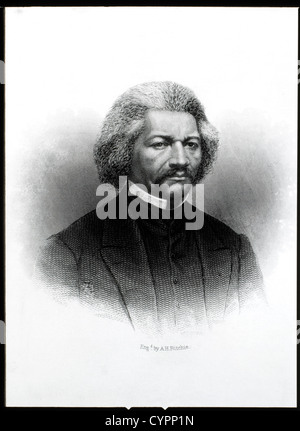 Frederick Douglass (1817-1895), abolitionniste, Portrait Banque D'Images