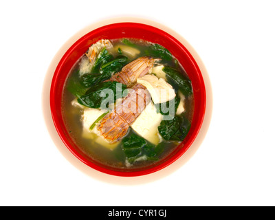 Soupe de langoustines Banque D'Images