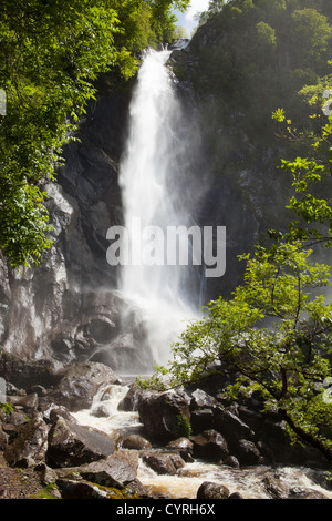 Rhaeadr Fawr, Aber Falls Banque D'Images