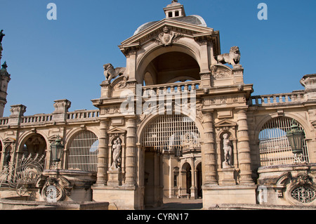 Le Château de Chantilly Musée Condee région Picardie France French Banque D'Images