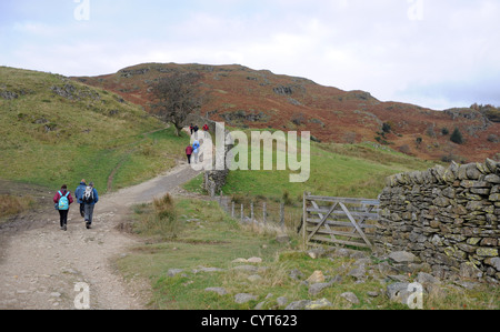 Vues autour de Loughrigg Ambleside est tombé près de Lake District Banque D'Images