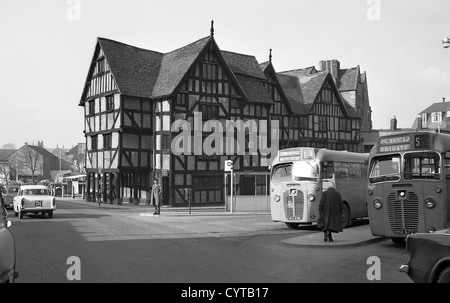 Rowley's House Museum à Shrewsbury Shropshire 1957 Banque D'Images