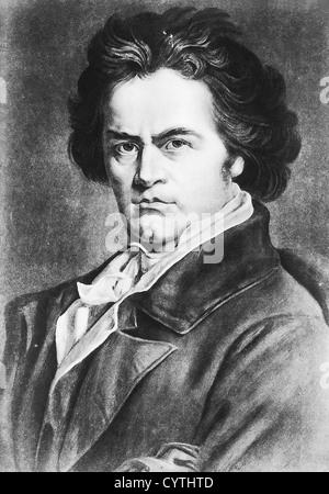Ludwig von Beethoven, compositeur allemand Banque D'Images