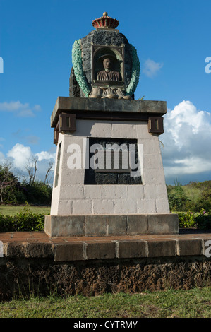 Elk284-7097v Hawaii, Kauai, Poipu, Monument de naissance Prince Kuhio Banque D'Images