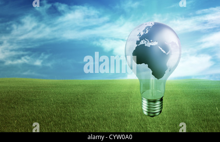 Eco-friendly Global green energy concept background Banque D'Images