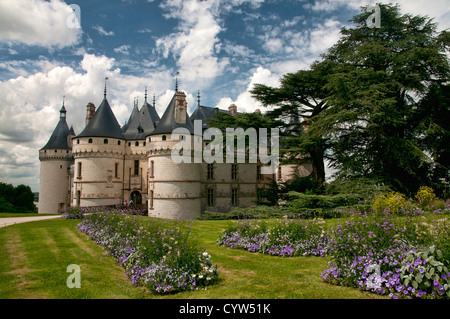 Le Château de Chaumont est un château à Chaumont-sur-Loire, Loir-et-Cher, France. Banque D'Images