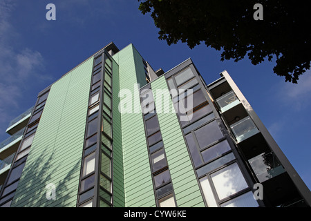 Roden Cour un bloc d'appartements de luxe modernes, Hornsey, dans le nord de Londres, UK Banque D'Images