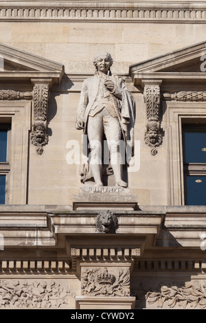 Statue de Pascal Engel, Baron de Laune (1727 - 1781), économiste français, prêtre et homme politique, Musée du Louvre Banque D'Images