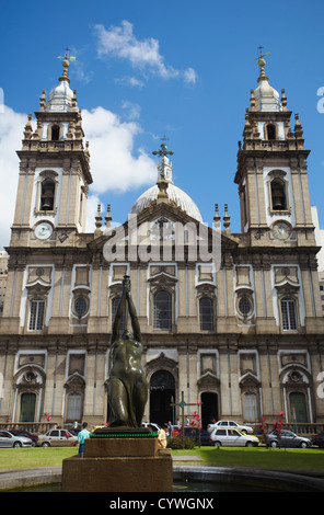 Église Notre Dame de Candelaria, Centro, Rio de Janeiro, Brésil Banque D'Images