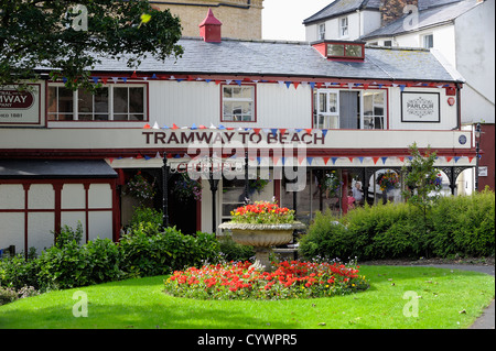 Tramway central England uk Scarborough Banque D'Images