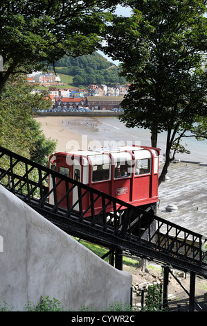 Tramway central England uk Scarborough Banque D'Images