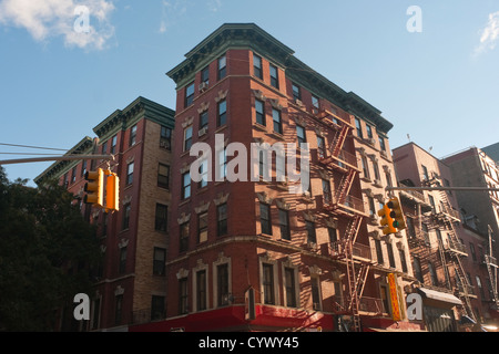 New York, NY - 3 novembre 2012 Greenwich Village houses Banque D'Images