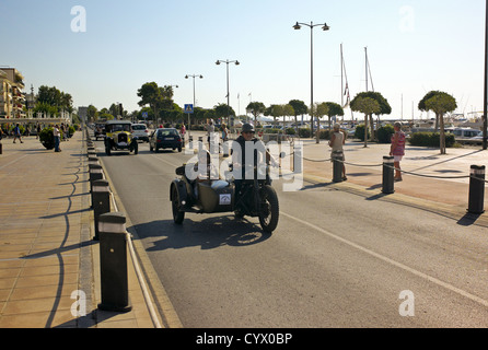 -Cambrils Gold Coast- voitures classiques, Tarragone, Catalogne, Espagne. Banque D'Images