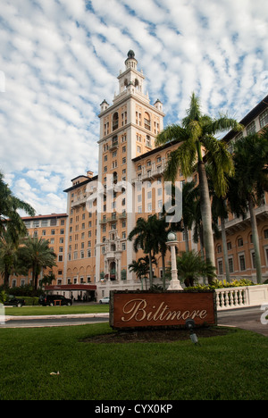 L'hôtel Biltmore de Coral Gables, Miami Banque D'Images