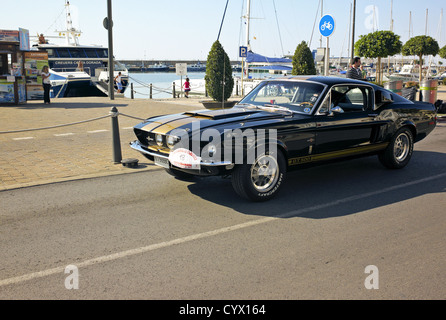 -Cambrils Gold Coast- voitures classiques, Tarragone, Catalogne, Espagne. Banque D'Images