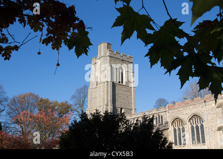 Le centre-ville de Sudbury l'église paroissiale de saint Grégoire suffolk angleterre uk go Banque D'Images