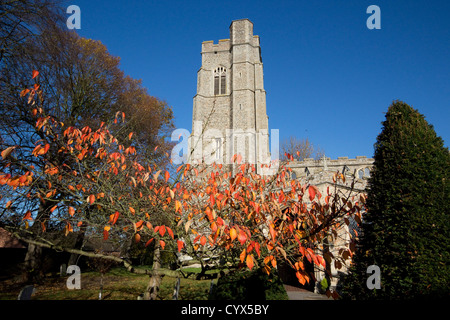 Le centre-ville de Sudbury l'église paroissiale de saint Grégoire suffolk angleterre uk go Banque D'Images