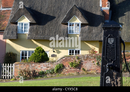 Monks in milden village suffolk angleterre uk go Banque D'Images