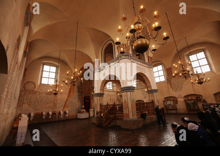 Intérieur de la Synagogue des Juifs, Tykocin, Pologne Banque D'Images