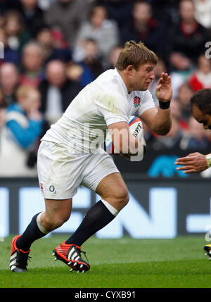 TOM YOUNGS TWICKENHAM MIDDLESEX ANGLETERRE ANGLETERRE RU 10 Novembre 2012 Banque D'Images