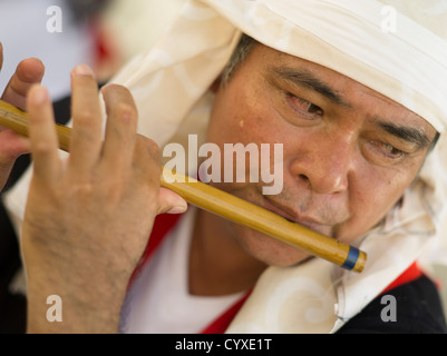 Mushaama Harvest Festival île Hateruma Yaeyamas, Okinawa, Japon Banque D'Images