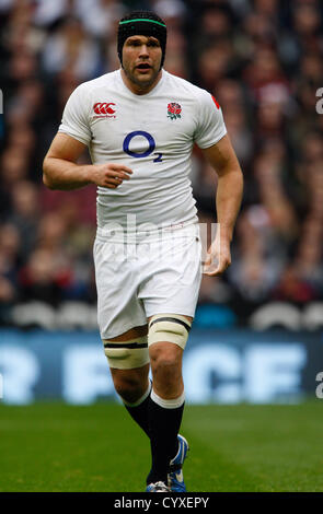 TOM PALMER TWICKENHAM MIDDLESEX ANGLETERRE ANGLETERRE RU 10 Novembre 2012 Banque D'Images