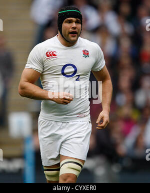 TOM PALMER TWICKENHAM MIDDLESEX ANGLETERRE ANGLETERRE RU 10 Novembre 2012 Banque D'Images