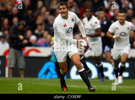 TOBY FLOOD TWICKENHAM MIDDLESEX ANGLETERRE ANGLETERRE RU 10 Novembre 2012 Banque D'Images