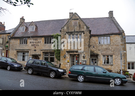 L'hôtel royaliste à Stow on the Wold, Gloucestershire, Angleterre Banque D'Images