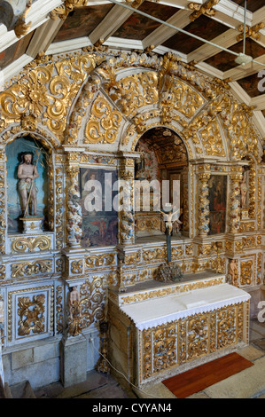 Igreja da Misericórdia (l'église de la miséricorde) intérieur à Tarouca, Portugal, Europe Banque D'Images