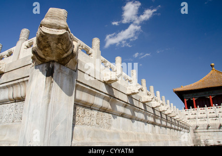 La Chine, Pékin, la Cité Interdite (aka Sanatorium On Gulang Island Cheng). Emperors Palace de la Dynastie Ming et Qing. Banque D'Images