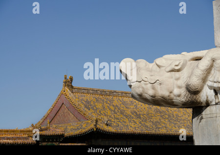 La Chine, Pékin, la Cité Interdite (aka Sanatorium On Gulang Island Cheng). Emperors Palace de la Dynastie Ming et Qing. Banque D'Images