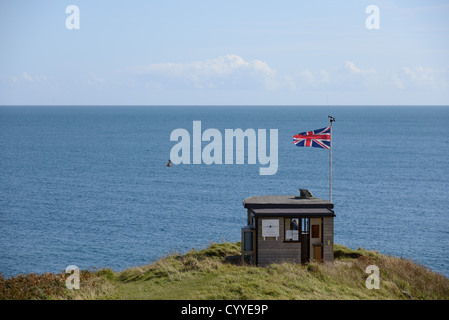 La station de garde-côtes Coastwatch à Gerrans Bay Banque D'Images