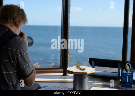 La station de garde-côtes Coastwatch à Gerrans Bay Banque D'Images