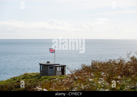 La station de garde-côtes Coastwatch à Gerrans Bay Banque D'Images