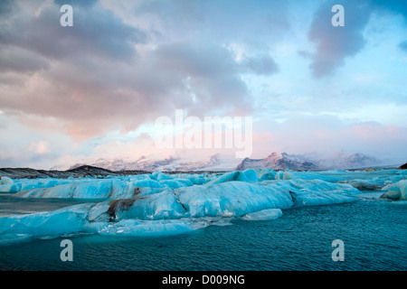 Les icebergs Jokulsarlon, Islande Banque D'Images