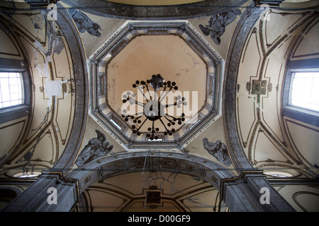 Templo de la Santisima Trinidad Eglise en centre historique de la ville de Mexico DF Banque D'Images