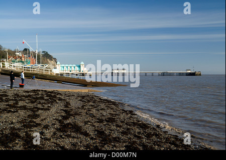 Penarth Pier, Penarth près de Cardiff, Vale of Glamorgan, Pays de Galles, Royaume-Uni. Banque D'Images