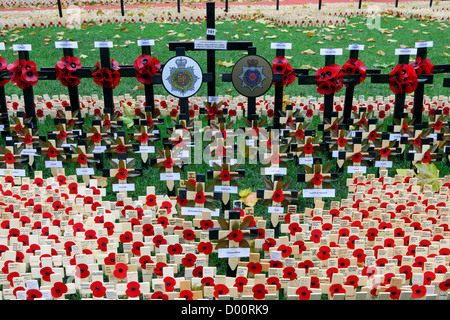 Domaine de Souvenir,une merveilleuse et solennelle place,respectant et en se rappelant les morts pendant les guerres de notre pays. Banque D'Images